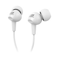 Drátová sluchátka Jack 3,5 mm JBL C100Si bílá