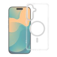 Pouzdro pro Xiaomi Redmi 15C (173,16 x 81,07 x 8,2) Rámeček Čirý hybridní magnetický kryt kompatibilní s MagSafe transparentní