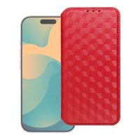 Flipové pouzdro pro Xiaomi Redmi NOTE 15 PRO 4G Cubic Book červené