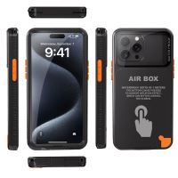 Kryt SHELLBOX AIRBOX pro Apple iPhone do velikosti 6,7" - voděodolný - univerzální - černý (1)