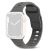 Řemínek pro Apple Watch Ultra 49mm / 46mm / 45mm / 44mm / 42mm - vroubkovaný - silikonový - tmavě šedý