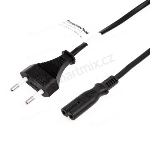 PremiumCord napájecí síťový 2pinový - konektor C8 - EU - 230V - 2m