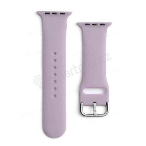 Řemínek pro Apple Watch 49mm / 45mm / 44mm / 42mm - M / L - silikonový - kovová spona
