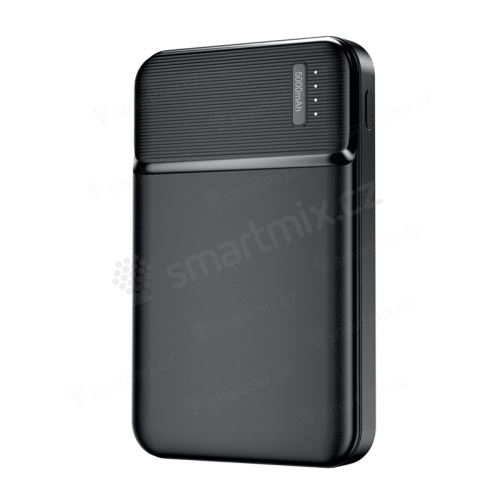 Externí baterie / power bank SETTY - 2x USB + USB-C - černá