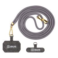 Popruh / šňůrka OBAL:ME Allure pro Apple iPhone - šedý Popruh / šňůrka OBAL:ME Allure pro Apple iPhone - šedý