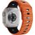 Řemínek KALEBOL Mecha pro Apple Watch 49mm / 46mm / 45mm / 44mm / 42mm - silikonový - oranžový / černý