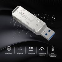 Flash disk LENOVO - USB-A + USB-C pro Apple zažízení - 32GB - kovový (9)