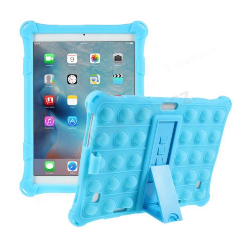 Univerzální kryt pro tablet / iPad 9 - 10" - stojánek - bubliny "pop-it" - silikonový