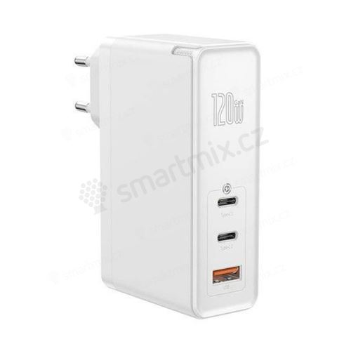 Nabíječka / adaptér BASEUS pro Apple iPhone / iPad / MacBook - 2x USB-C + USB - 140W