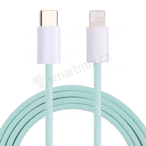 Synchronizační a nabíjecí kabel - USB-C - Lightning pro Apple zařízení - tkanička - 1m