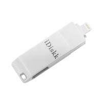 Flash disk pro Apple iPhone / iPad - Lightning / USB-A - kovový - otisk prstu - šedý (4)