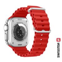 Řemínek SWISSTEN Marine pro Apple Watch 49mm / 45mm / 44mm / 42mm - silikonový (2)