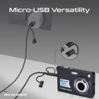 Synchronizační a nabíjecí kabel PROMATE 5v1 - USB-A / USB-C na USB-C / Lightning / MicroB - 1,2m - černý (3)