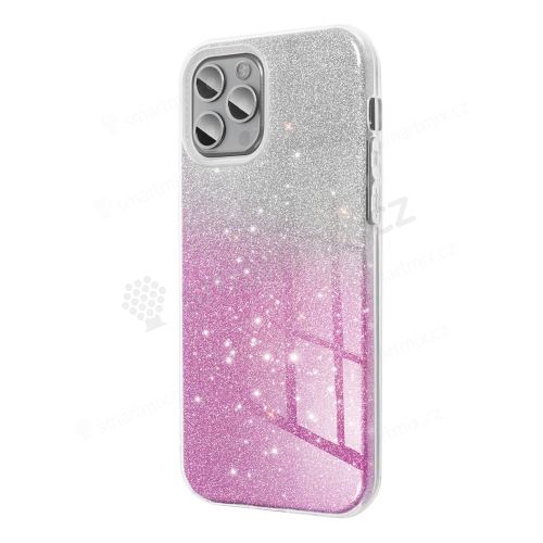 Pouzdro SHINING pro XIAOMI Redmi 15C transparentní růžové