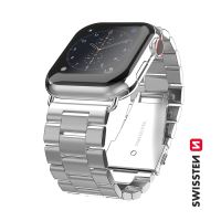 Řemínek SWISSTEN Nylon pro Apple Watch 41mm / 40mm / 38mm - nylonový se sponou (1)