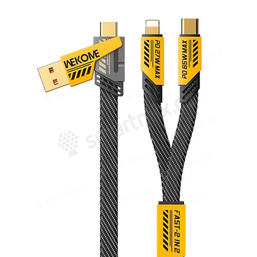 Synchronizační a nabíjecí kabel WK pro Apple zařízení - USB-C + Lightning - 4v1 - 1,2m