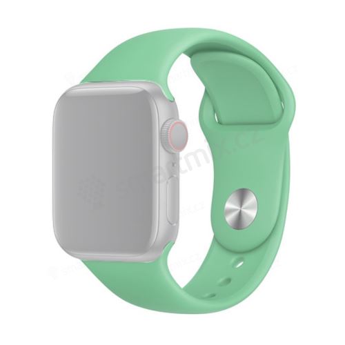 Řemínek pro Apple Watch 40mm Series 4 / 5 / 38mm 1 2 3 - velikost S / M - silikonový