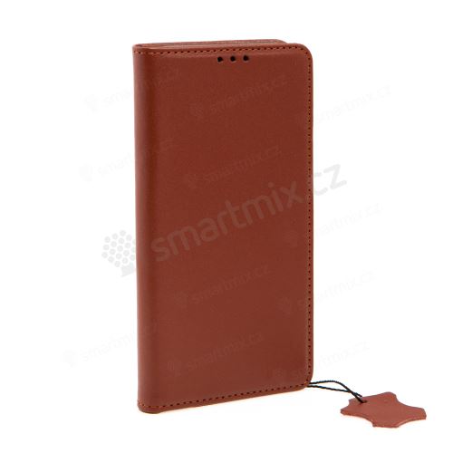 Pouzdro SMART PRO pro Apple iPhone 16e / 17e - kožené - hnědé