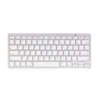 Klávesnice Bluetooth pro Apple iPhone / iPad - stříbrná / bílá