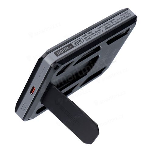 Powerbanka VEGER 5000 mAh MFi PD 20W Wallet Tracker W0582 černá