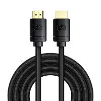 Kabel BASEUS HDMI-HDMI (verze 2.1) propojovací - podpora 8K@60Hz - černý - 3m