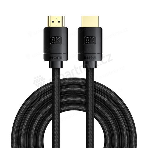 Kabel BASEUS HDMI-HDMI propojovací - podpora 4K - šedý