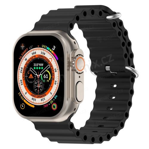Řemínek pro Apple Watch Ultra 49mm / 45mm / 44mm / 42mm - oceánský - silikonový