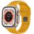 Řemínek pro Apple Watch 46mm / 49mm / 45mm / 44mm - silikonový - pletený - žlutý