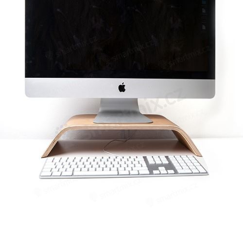 Držák / podložka pro Apple Mac Mini M4 - dřevěná základna + mřížka