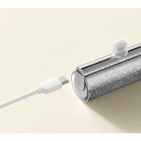 VEGER powerbank 5 000 mAh s vestavěným konektorem Type C PD QC3.0 2,4A 12W PlugOn (W0573) stříbrná (2)