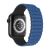 Řemínek SWISSTEN Magnetic pro Apple Watch 49mm / 46mm / 45mm / 44mm / 42mm - silikonový - modrý / černý
