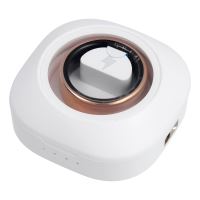 Smart Ring R11M- chytrý ocelový prsten s nabíjecí krabičkou Velikost 7 (17,3 mm), zlatý (9)