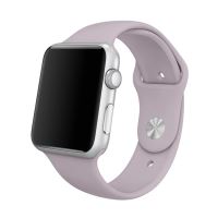 Řemínek pro Apple Watch 42mm / 41mm / 40mm / 38mm - velikost S / M - silikonový - fialový Řemínek pro Apple Watch 42mm / 41mm / 40mm / 38mm - velikost S / M - silikonový - fialový