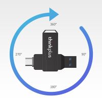 Flash disk LENOVO - USB-A + USB-C pro Apple zažízení - 32GB - kovový (6)
