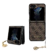 Guess 4G Charm Zadní Kryt pro Samsung Galaxy Z Flip 5 Brown Guess 4G Charm Zadní Kryt pro Samsung Galaxy Z Flip 5 Brown