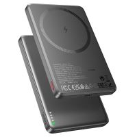 HOCO powerbank 5000 mAh kompatibilní s MagSafe PD QC 2A 20W Q26 kovově šedá HOCO powerbank 5000 mAh kompatibilní s MagSafe PD QC 2A 20W Q26 kovově šedá
