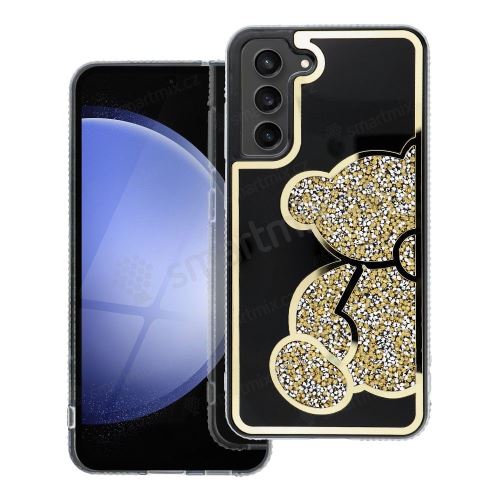 Pouzdro TEDDY BEAR pro SAMSUNG S25 FE zlaté
