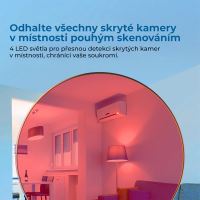 Detektor kamer BASEUS - detekce skryté kamery - USB-C nabíjecí - bílý (11)