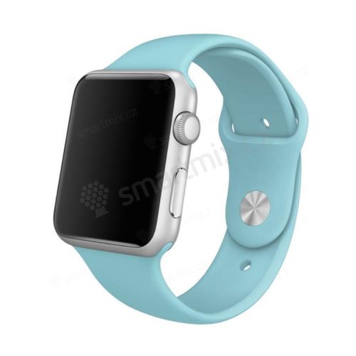 Řemínek pro Apple Watch 44mm Series 4 / 42mm 1 2 3 - velikost M / L - silikonový