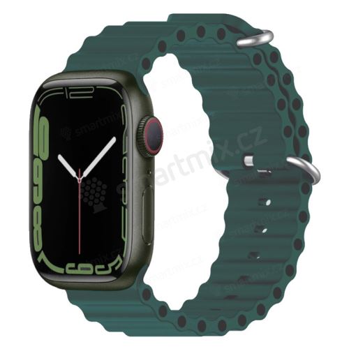 Řemínek pro Apple Watch 41mm / 40mm / 38mm - oceánský - silikonový