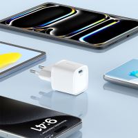 20W EU adaptér / nabíječka DEVIA - USB-C - mini GaN provedení - bílá (5)