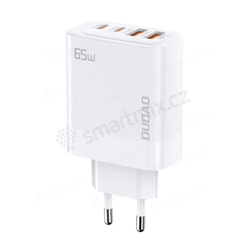 Nabíječka DUDAO A65Q 65W USB-A / USB-C PD cestovní ultra-tenká EU / US