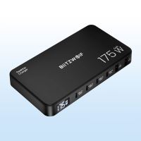 Nabíječka BLITZWOLF 6 portů 175W - 4x USB-C + 2x USB-A  - vstup C8 - kabel 1m - černá (8)