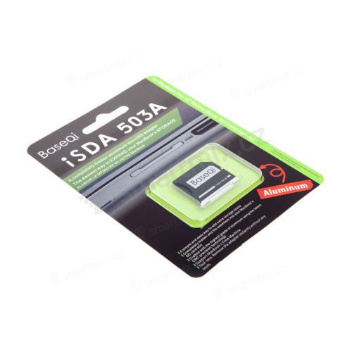 Přepojka / redukce Micro SD na SD kartu pro Apple MacBook - zapuštěná - stříbrná