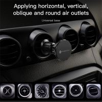 Držák do auta FORCELL MagElite pro Apple iPhone - magnetický - do ventilační mřížky - černý (11)