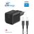 Nabíjecí sada SWISSTEN GaN pro Apple - 20W EU adaptér USB-C + kabel USB-C 1,2m - černá Nabíjecí sada SWISSTEN GaN pro Apple - 20W EU adaptér USB-C + kabel USB-C 1,2m - černá