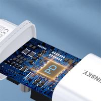 20W EU napájecí adaptér / nabíječka WOZINSKY - USB-A / USB-C pro Apple iPhone / iPad (6)