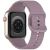 Řemínek KALEBOL pro Apple Watch 49mm / 46mm / 45mm / 44mm / 42mm - silikonový - temně fialový