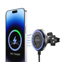 Držák SWISSTEN magnetický do ventilační mřížky - s bezdrátovým nabíjením 15W / 7,5W Držák SWISSTEN magnetický do ventilační mřížky - s bezdrátovým nabíjením 15W / 7,5W