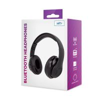 Bezdrátová Bluetooth sluchátka SETTY - rádio + Micro SD - černá (3)